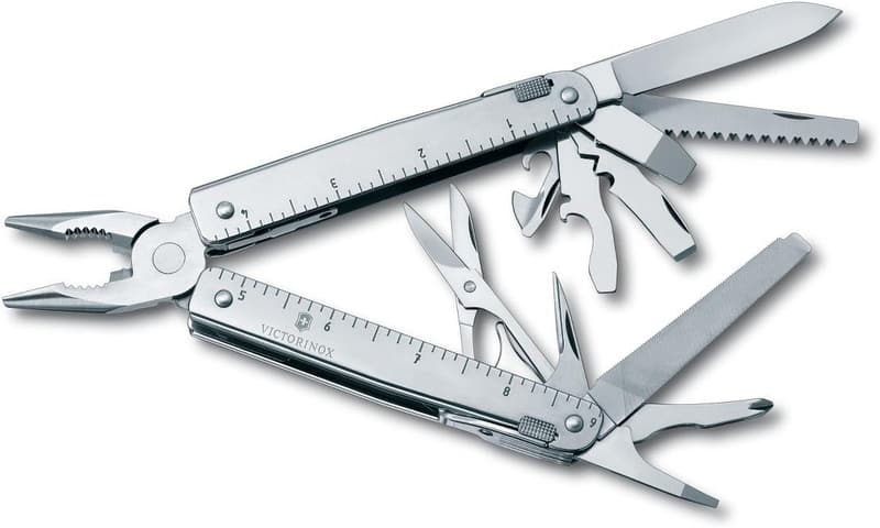 Victorinox Swiss Army Knife Multi-Tool with 24 Functions - Silver