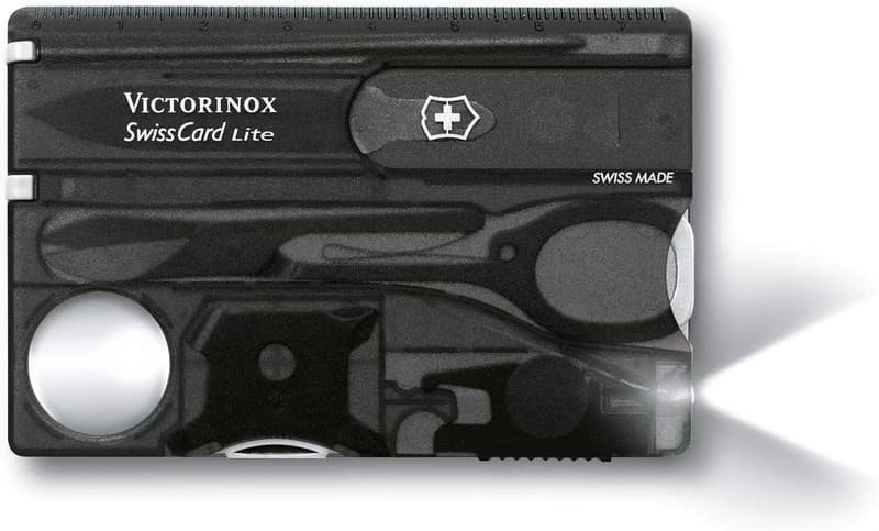 Victorinox Swiss Card Lite LED Pocket Knife with Tweezers