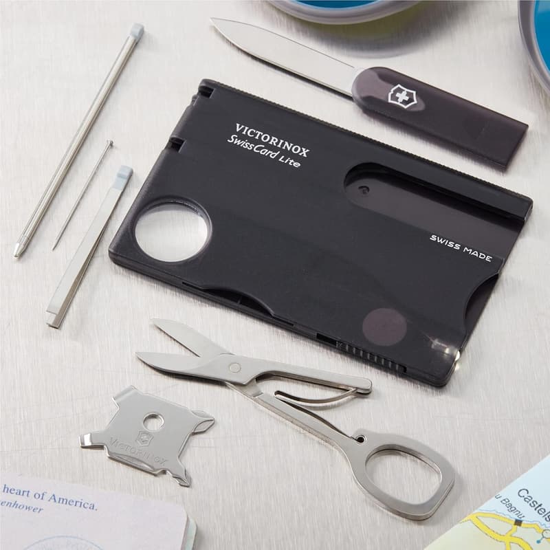 Victorinox Swiss Card Lite LED Pocket Knife with Tweezers