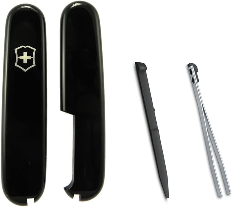 Victorinox 91mm Swiss Army Black Scales & Color Accessories