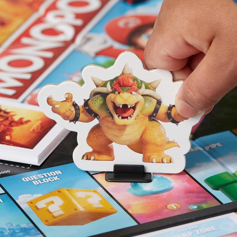 Super Mario Bros. Movie Edition Monopoly Board Game for Kids