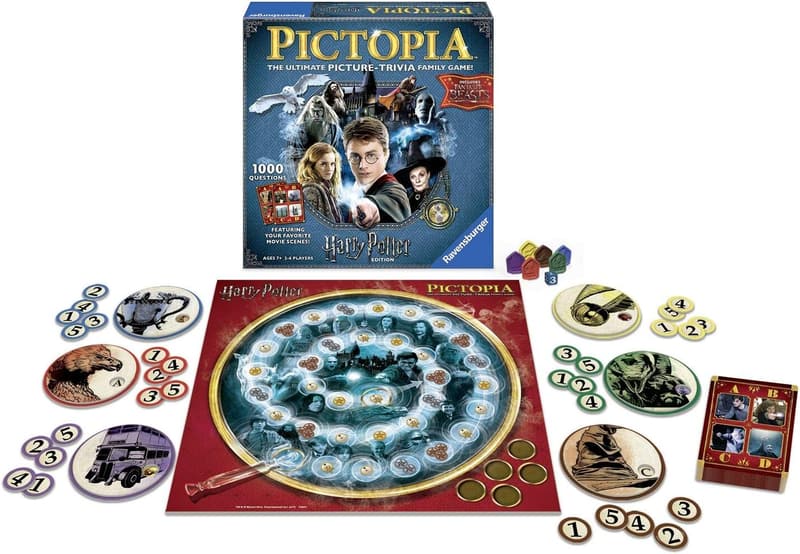 Harry Potter Pictopia Trivia Board Game for Ages 10+