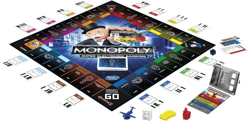 Monopoly Super Electronic Banking Board Game for Ages 8+