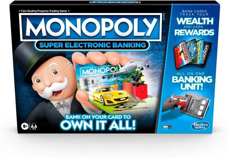 Monopoly Ultimate Rewards Family Board Game with Electronic Banking