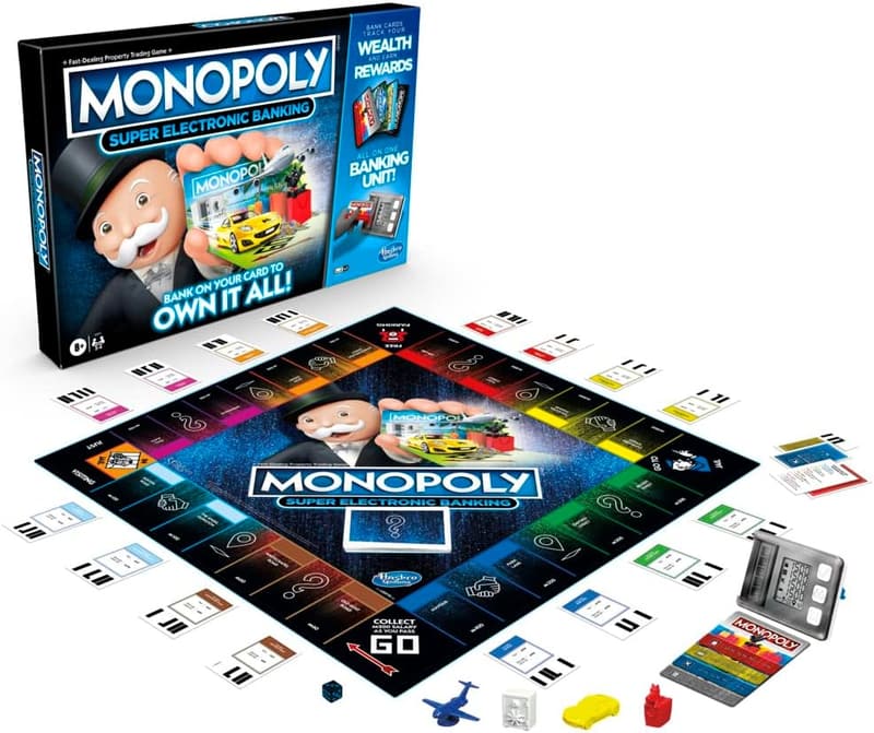 Monopoly Ultimate Rewards Family Board Game with Electronic Banking