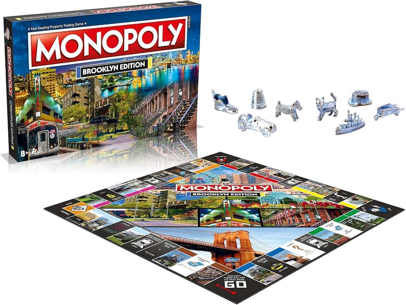 Brooklyn Edition Monopoly Board Game for 2-6 Players