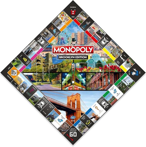 Brooklyn Edition Monopoly Board Game for 2-6 Players