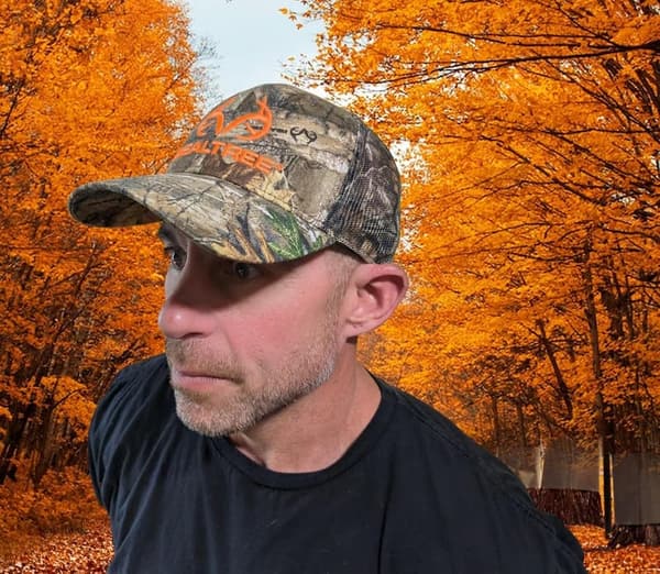 Realtree Edge Camouflage Trucker Hat with Wicking Sweatband