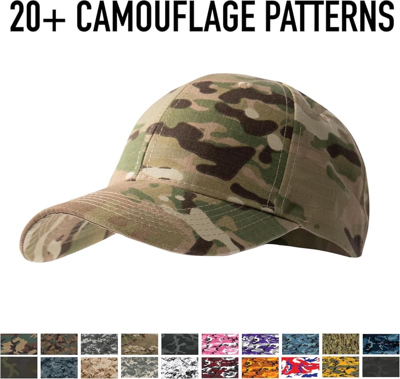 Savage Orange Camo Low Profile Cap