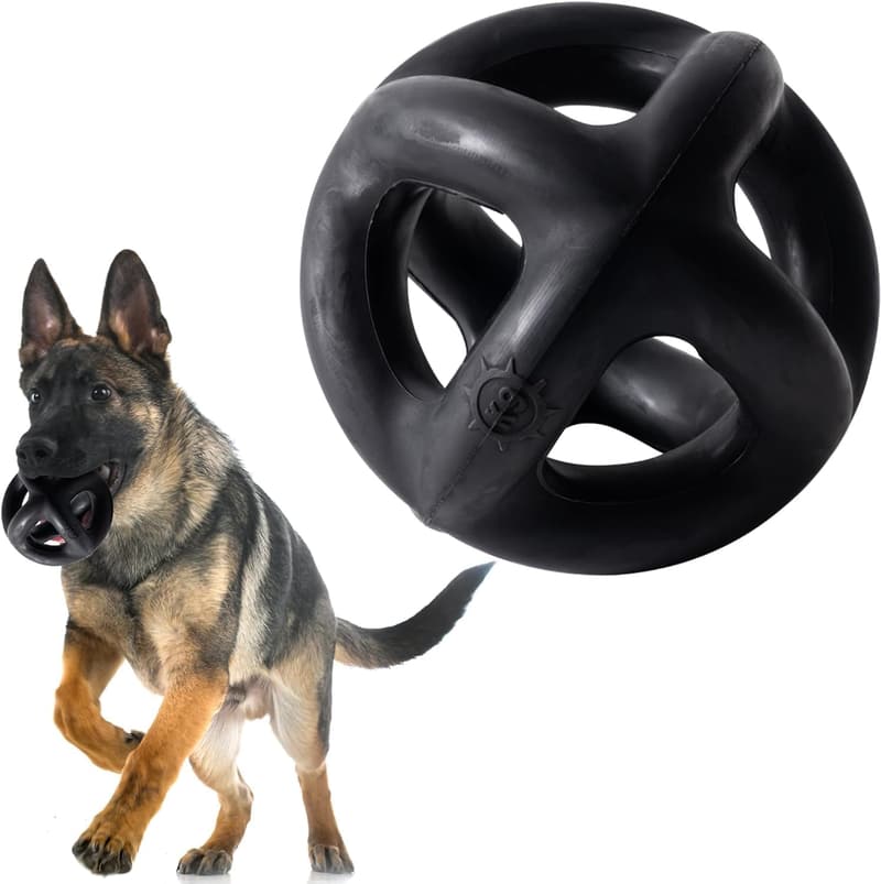 Indestructible Dog Ball for Aggressive Chewers - 5.5