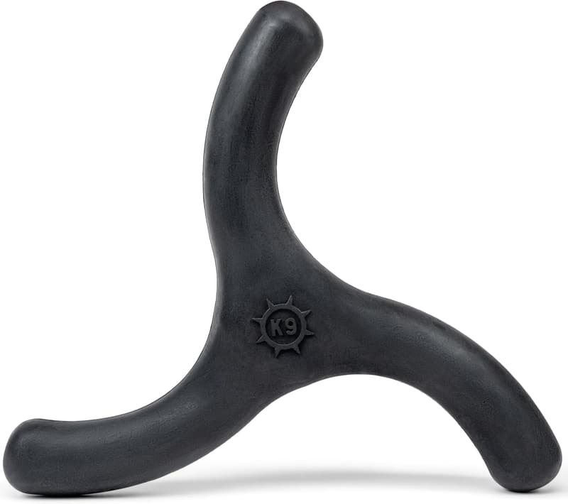 Ultra Durable Rubber Boomerang Dog Toy for Aggressive Chewers