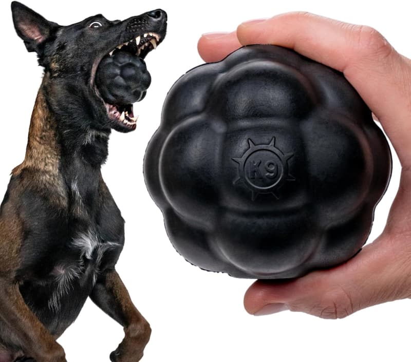 Indestructible Rumble Ball for Aggressive Chewers - 4.5
