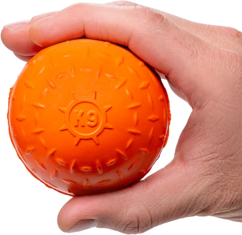 Ultra Durable Dog Ball for Aggressive Chewers - 2.8in натуральный резиновый