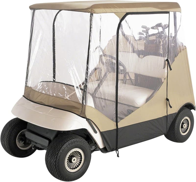 4-Sided Golf Cart Enclosure for 2-Person Travel