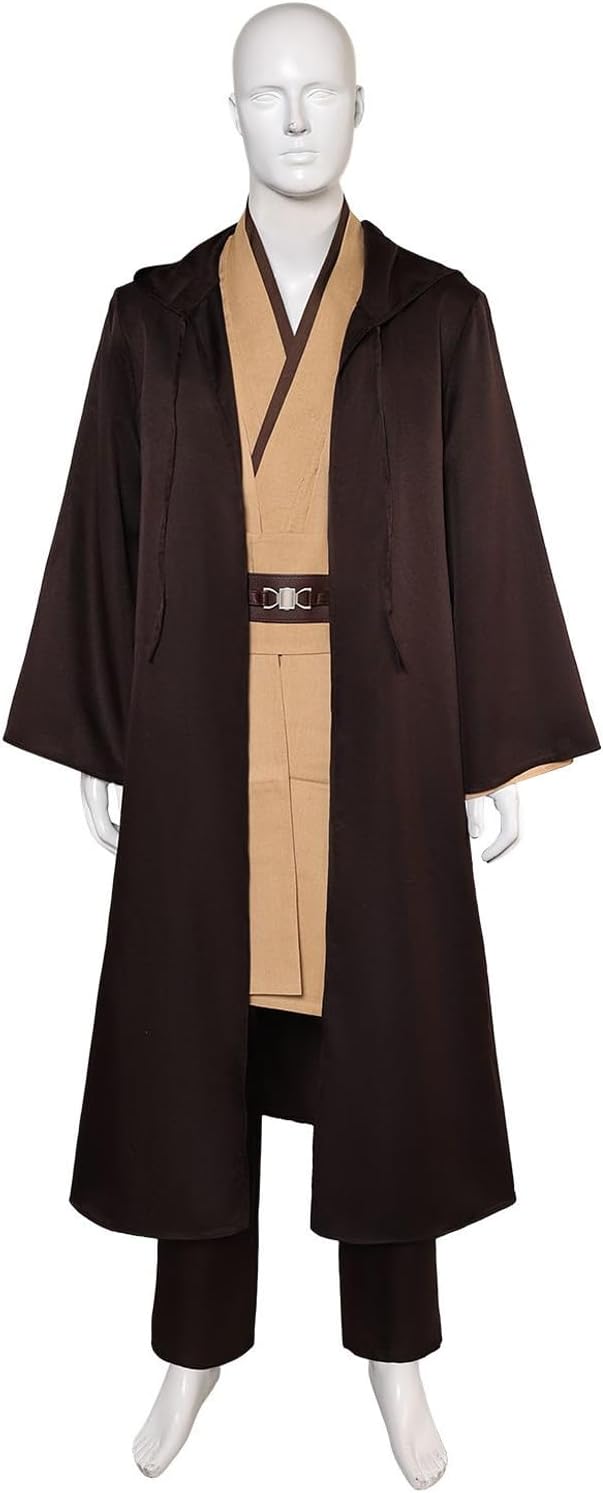 Halloween Hooded Tunic Robe Costume Set for Men