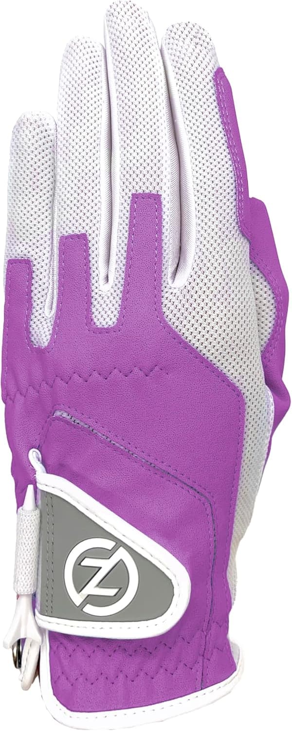Compression-Fit Synthetic Golf Gloves for Women