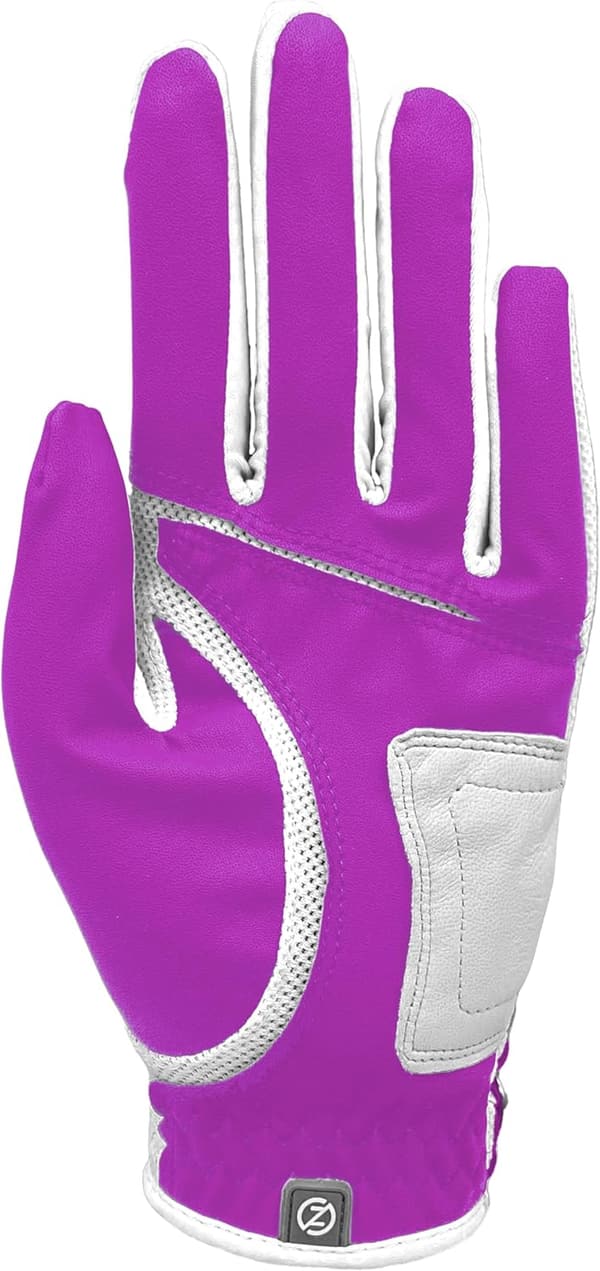 Compression-Fit Synthetic Golf Gloves for Women