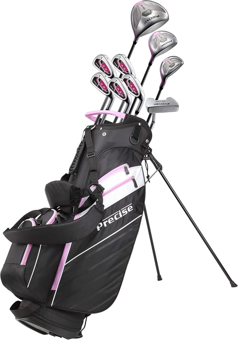 Women's Complete Golf Club Set with Driver, Irons, Putter & Bag
