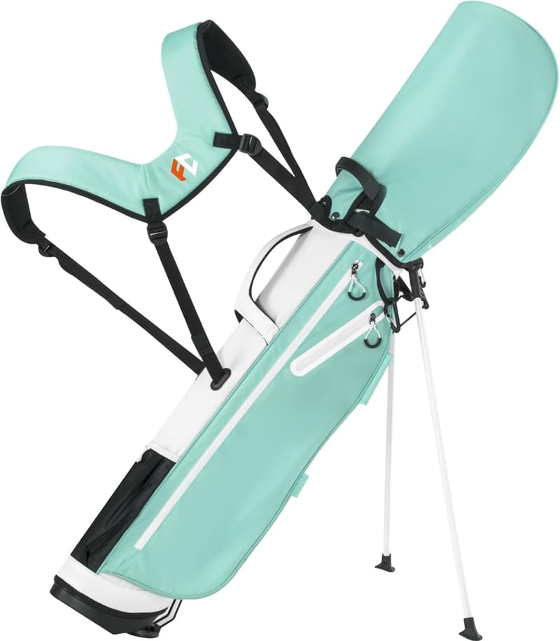 Lightweight Golf Stand Bag with 4-Way Dividers for 10 Clubs