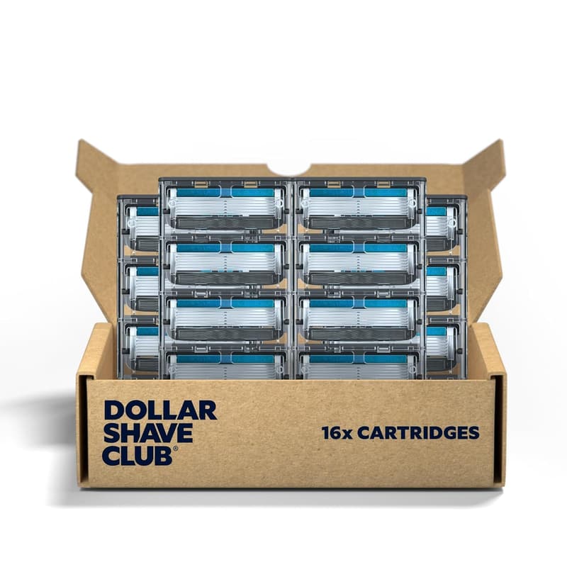 6 Blade Razor Refills (16 Pack) | Stainless Steel Blades
