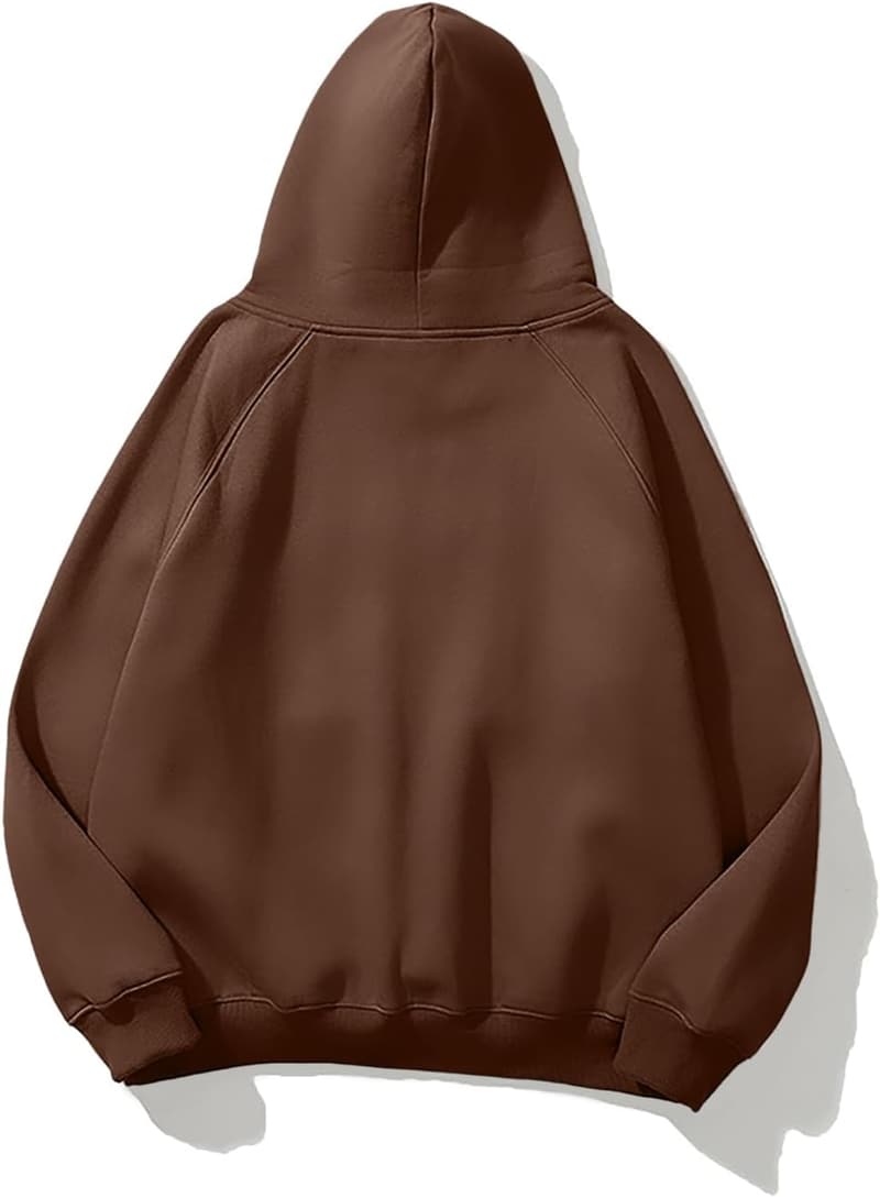 Women's Solid Fleece Hoodie with Kangaroo Pocket