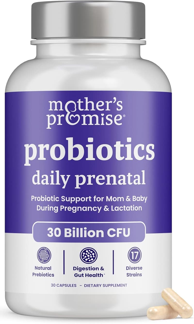 Prenatal Probiotics for Women | 30 Billion CFU, Vegan Support