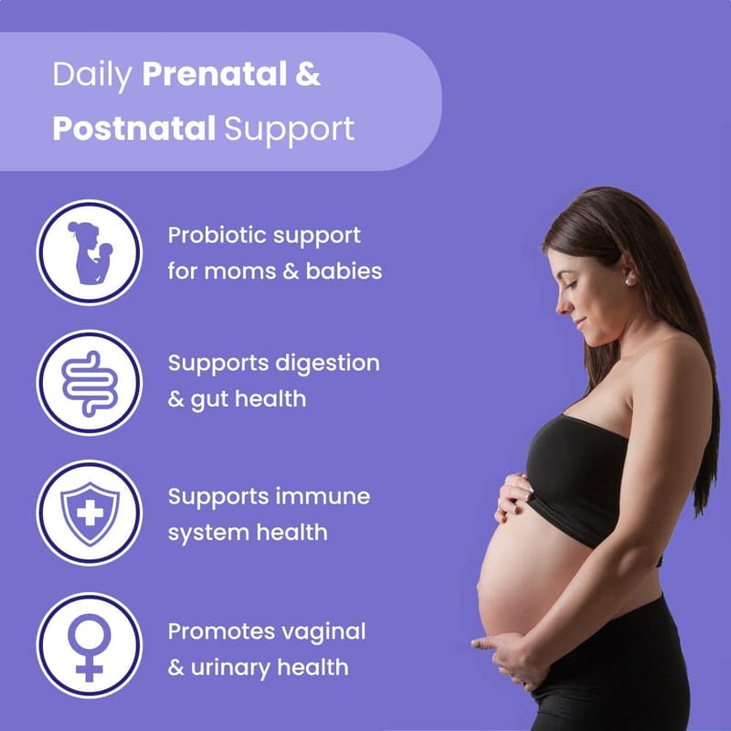 Prenatal Probiotics for Women | 30 Billion CFU, Vegan Support