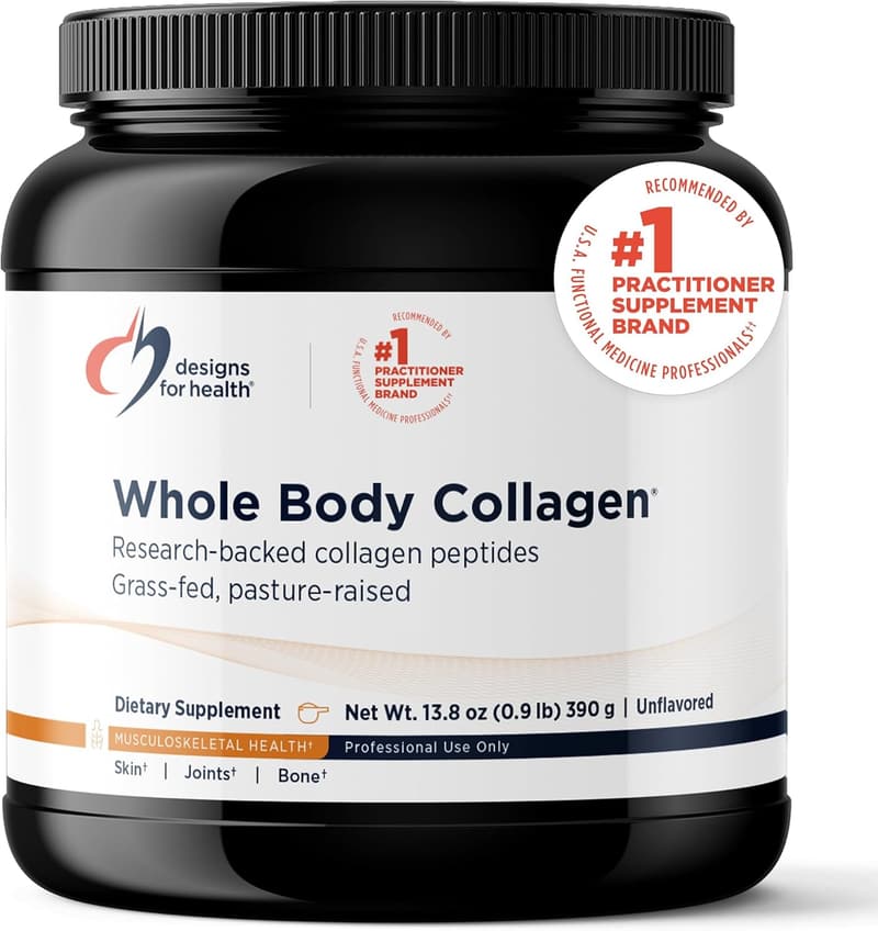 Collagen Powder for Skin & Joint Health - Unflavored, 30 Servings