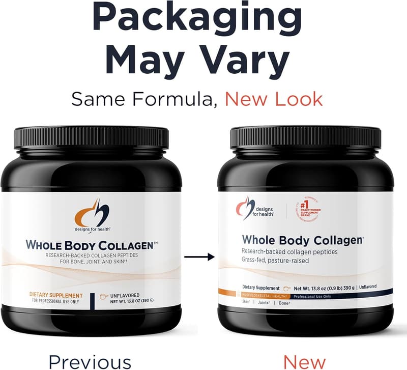Collagen Powder for Skin & Joint Health - Unflavored, 30 Servings