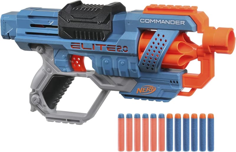 Nerf Elite 2.0 Commander RC-6 Blaster with 12 Darts