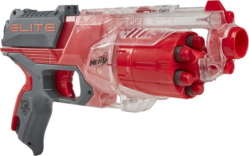 NERF Elite Disrupter Blaster with 6-Dart Rotating Drum