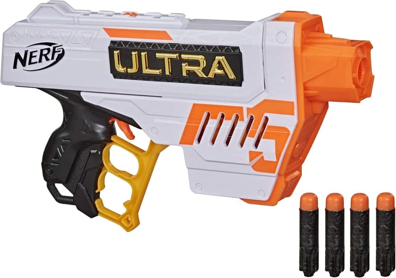 Nerf Ultra Five Blaster with 4-Dart Internal Clip