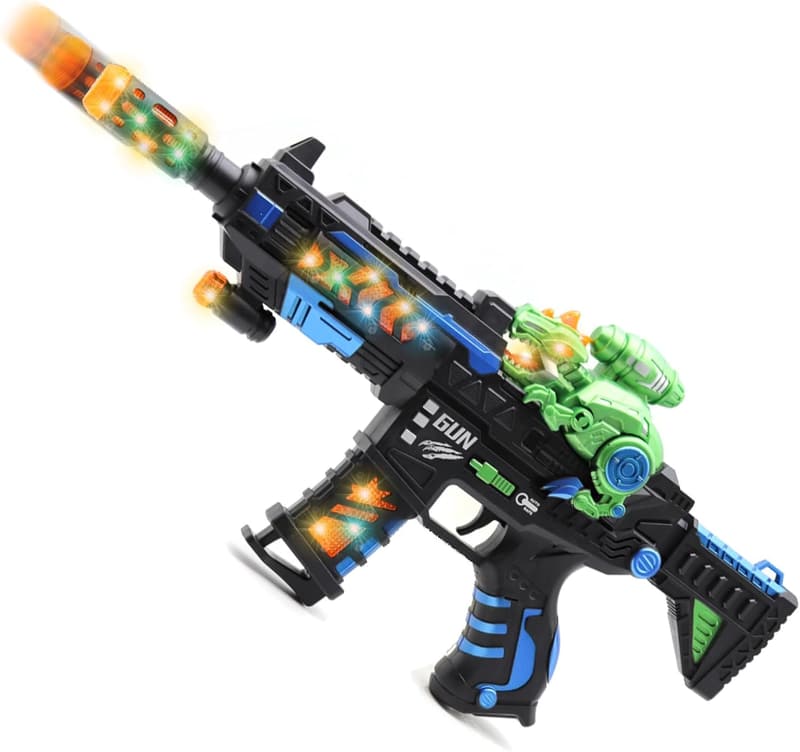 Telescopic Action Toy Gun with Sound Effects for Kids