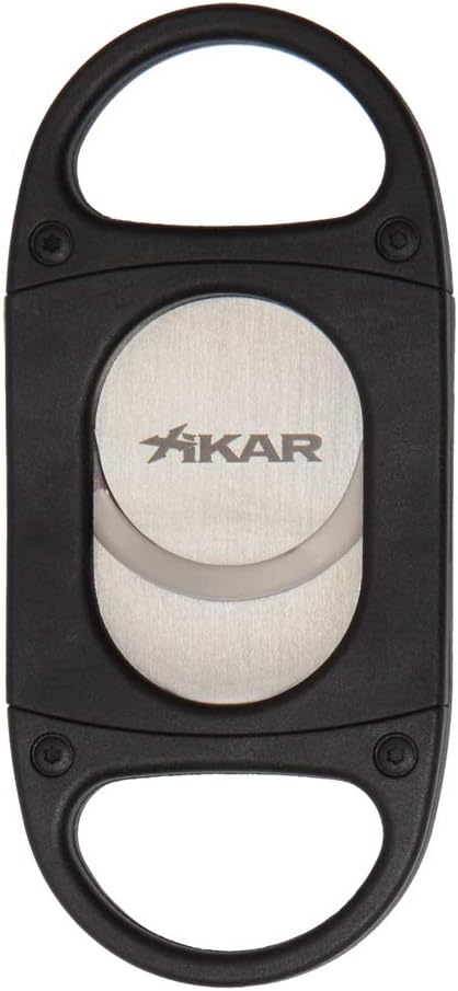 Xikar X8 Cigar Cutter - Black Stainless Steel, 70 Ring Gauge