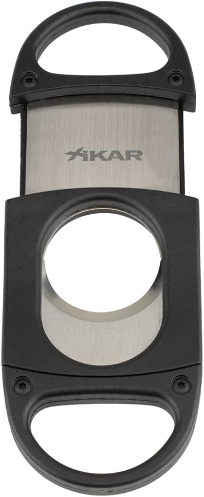 Xikar X8 Cigar Cutter - Black Stainless Steel, 70 Ring Gauge
