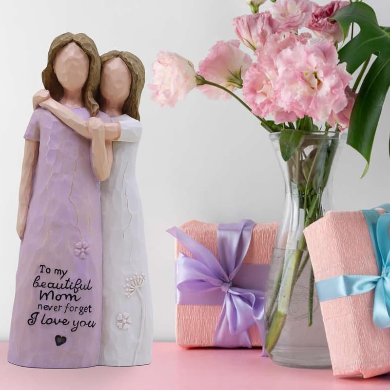 Hand-Painted Figurine - Birthday Gift for Mom