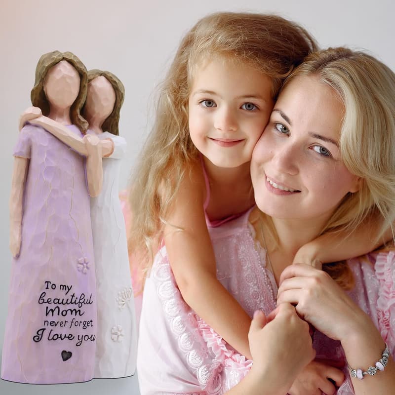 Hand-Painted Figurine - Birthday Gift for Mom