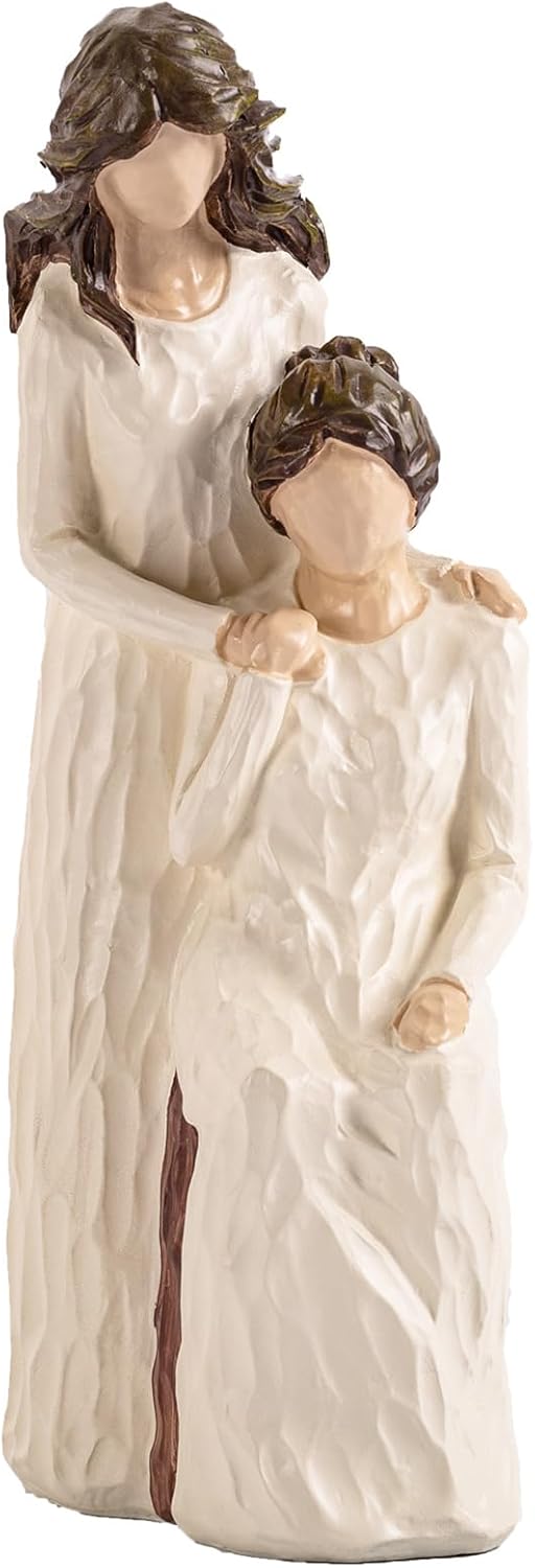 Mother's Day Resin Figurines - Mother and Daughter 9.7