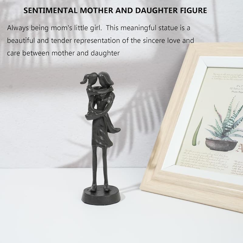 Mother and Daughter Iron Figurines Gift for Mother's Day