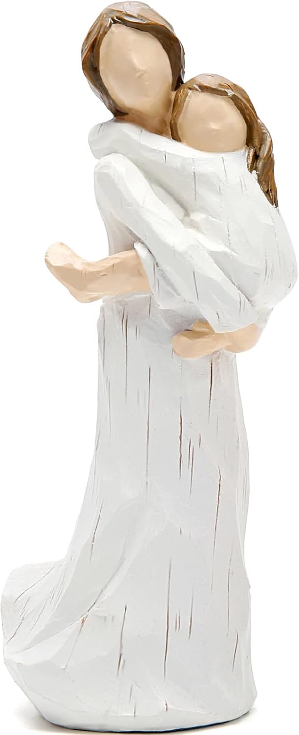 Handmade Polyresin Mother’s Day Love Figurines for Mom