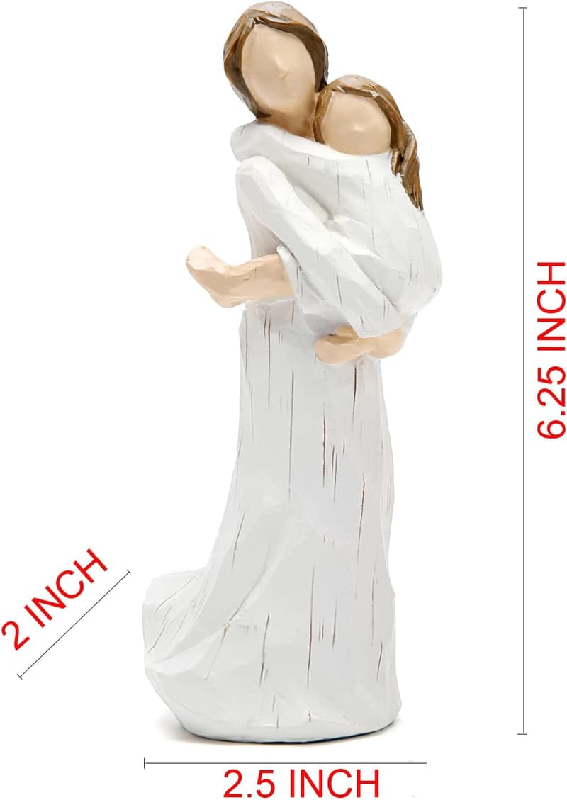 Handmade Polyresin Mother’s Day Love Figurines for Mom