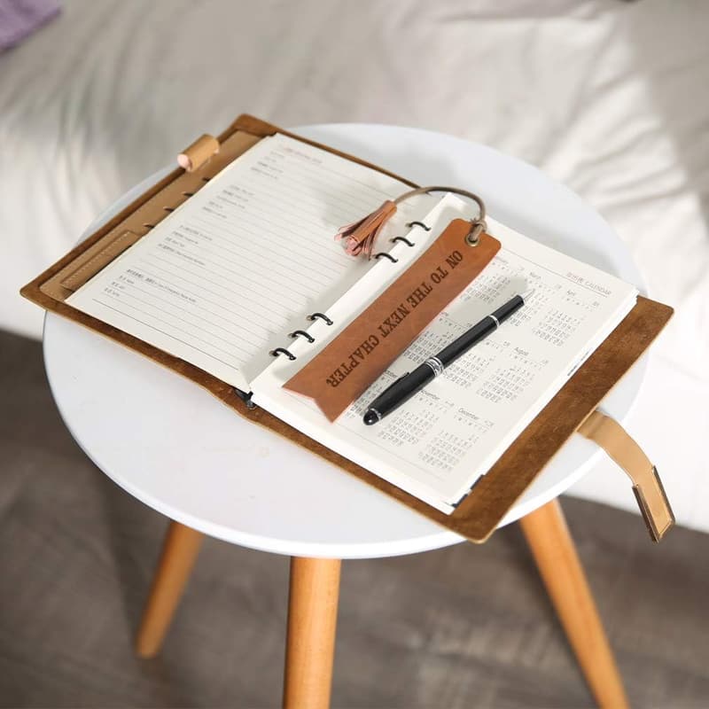 Mother's Day Engraved Leather Bookmark for Women