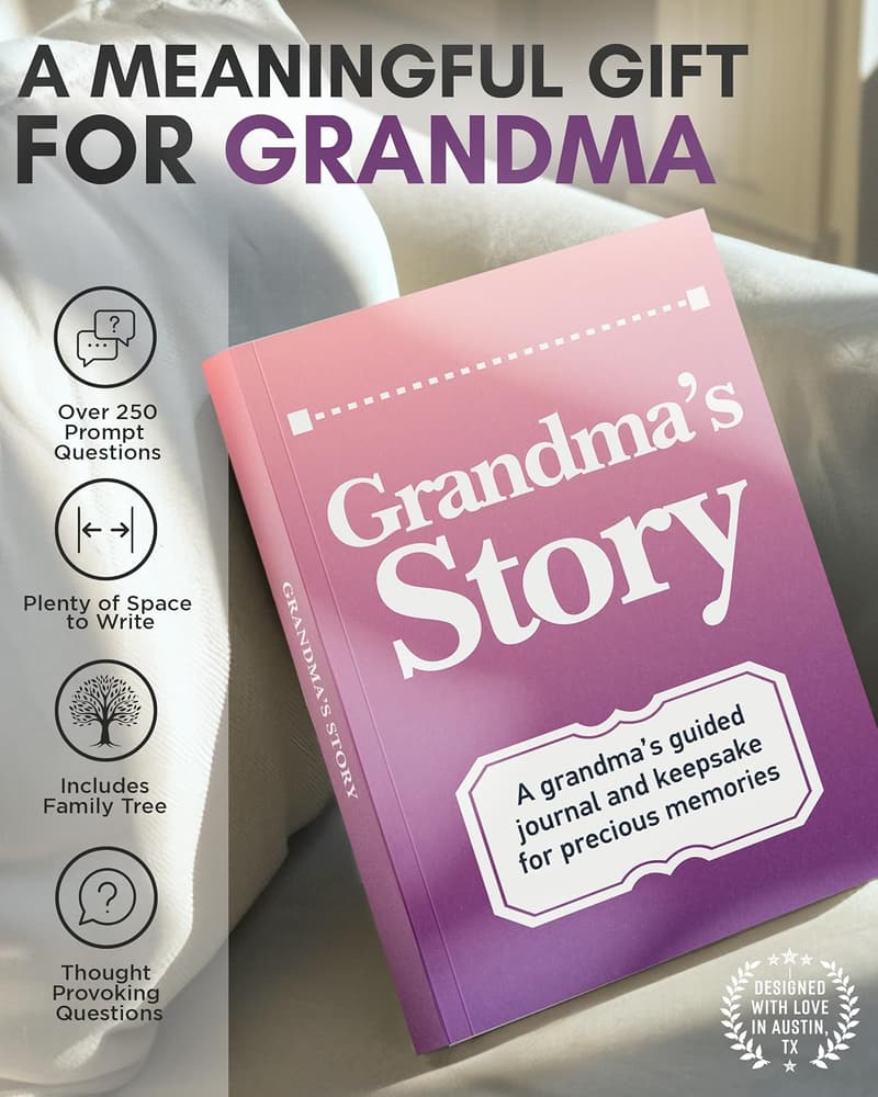 Grandma's Life Story Journal: Sentimental Keepsake with 250+ Prompts