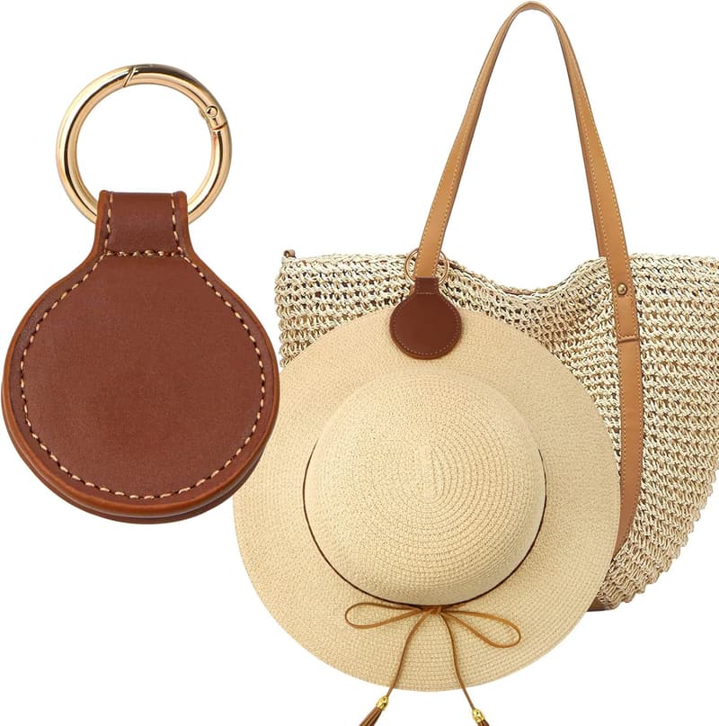 Magnetic Hat Clip for Travel - Brown Storage Hook