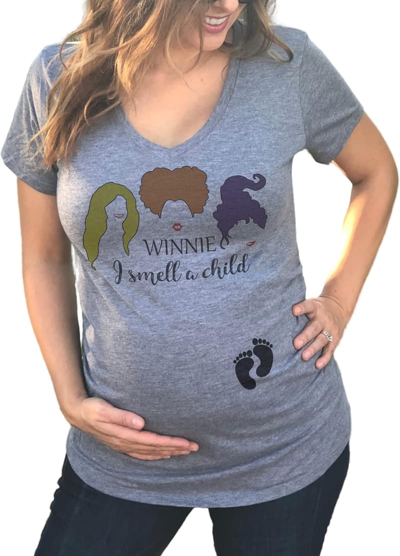 Winnie I Smell A Child Halloween Shirt for Women