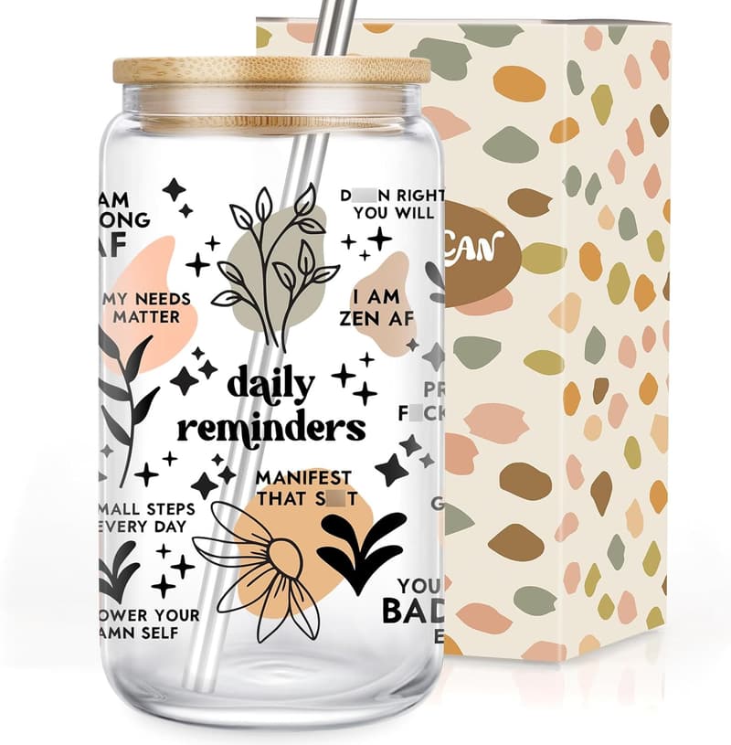 Mothers Day Inspirational Affirmation Tumbler for Women