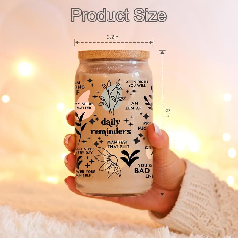 Mothers Day Inspirational Affirmation Tumbler for Women
