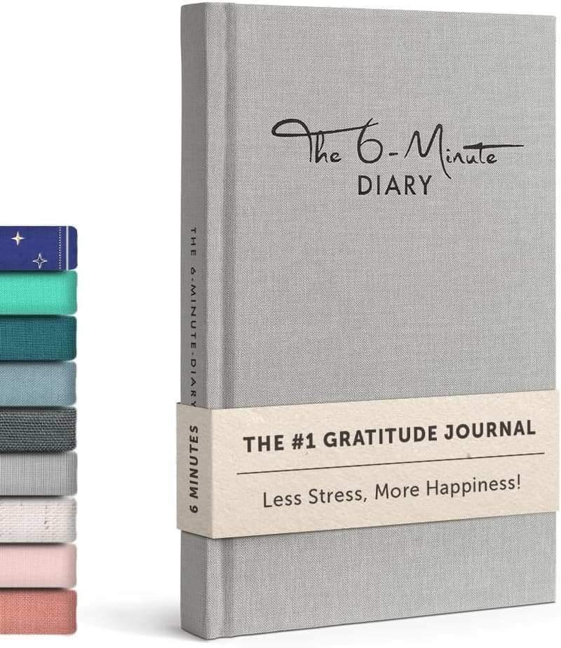 6-Minute Gratitude Journal - Guided Self-Care for Everyone