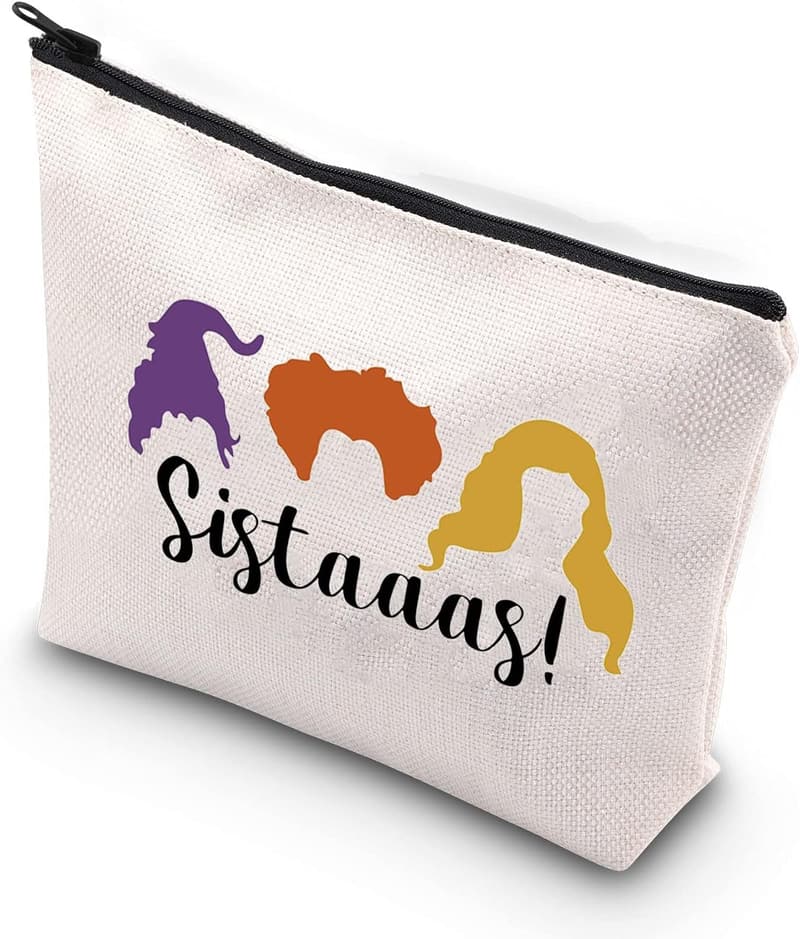 Sanderson Sisters Inspired Makeup Bag Zipper Pouch