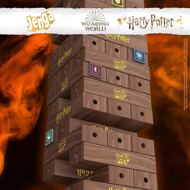 Harry Potter Grand Staircase Jenga Game with Custom Dice